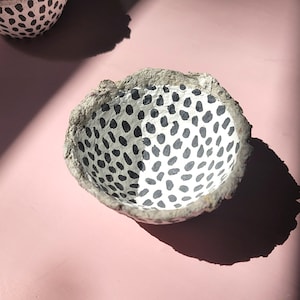 Mini Polka Dot Paper Mache Bowl: Getty image 1