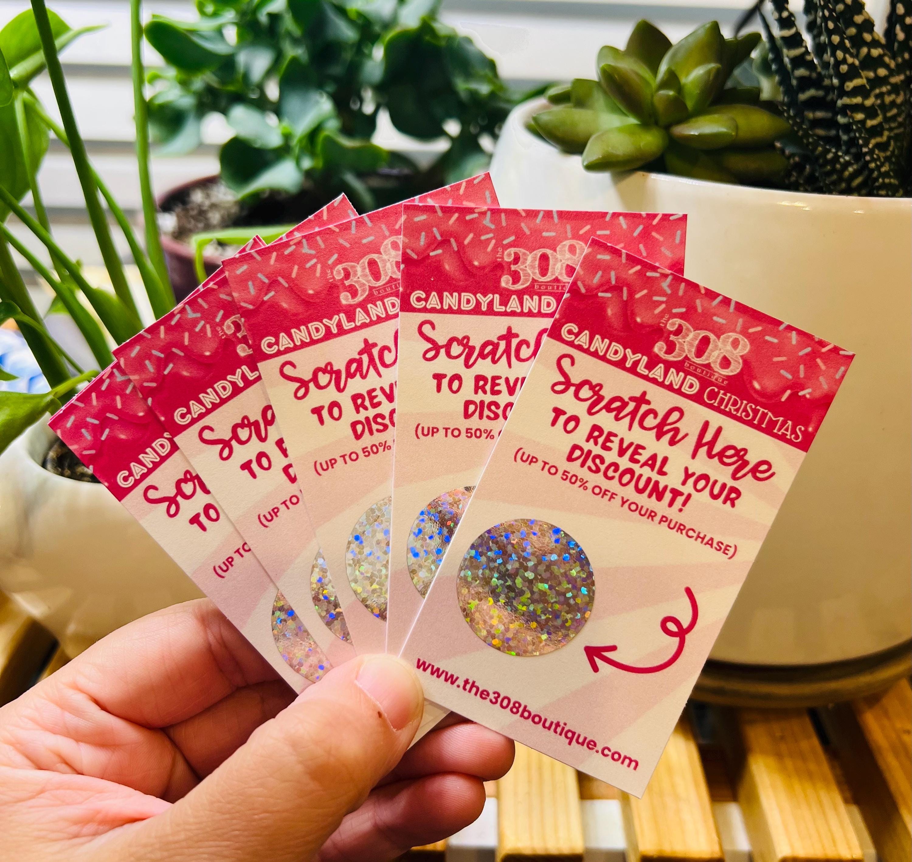Custom Scratch off Cards! Please Read Description Before Ordering - Etsy