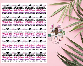Whiff Box Stickers! Perfect for inside bars or on products, order pick ups, packaging and happy mail!