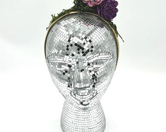 Mini Succulent Cluster Fascinator, Nature Wedding Accessory, Fairy Headband