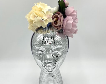 Soft Lavender Chunky Fascinator: Peonies and Hydrangeas