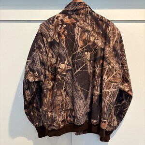 Chaqueta de caza vintage ScentLok para hombre, talla grande, camuflaje Mossy Oak, cremallera completa, botones a presión, bomber, fabricada en EE. UU. imagen 7