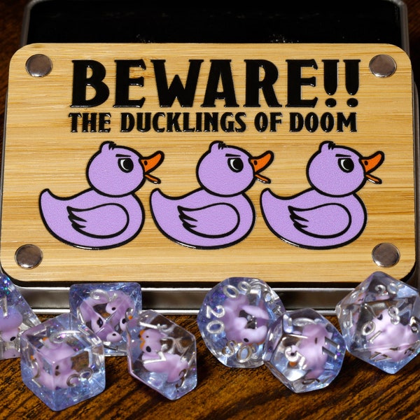 Duck Dnd Dice Etsy