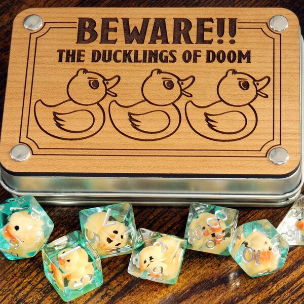 Duck Dnd Dice Etsy
