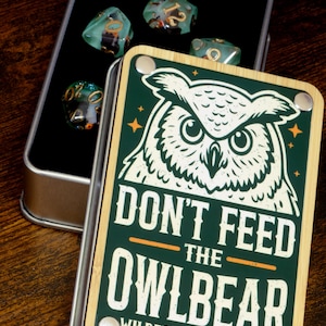 Non dare da mangiare all'orso-gufo - Set di dadi per D&D / Kit di gioco Dice Box Set