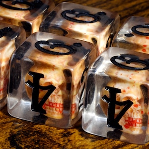 Skull D6 Dice