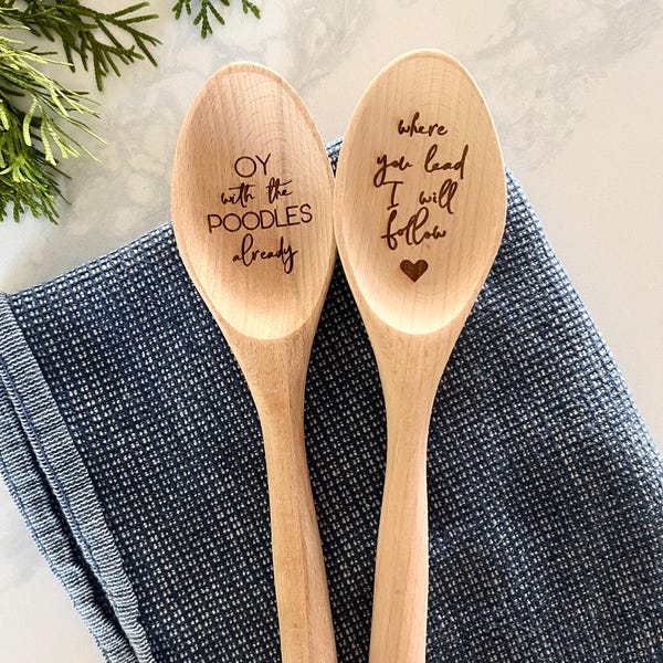 Gilmore Girls Wooden Kitchen Spoon Set (includes 2 pieces)