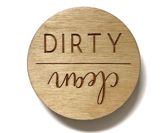 Clean Dirty Dishwasher Magnet