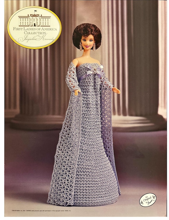 Patrón de descarga digital de Jacqueline Kennedy Colección