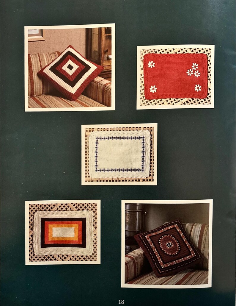 Learning the Afghan Stitch a Beginner's Guide Vintage Digital Pattern ...