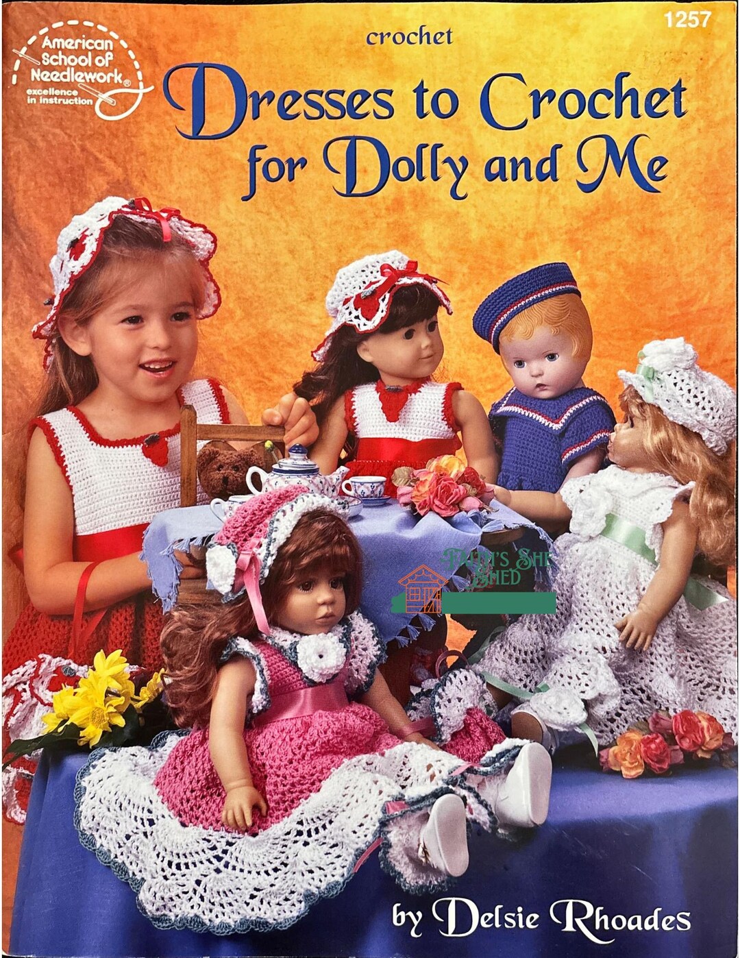 little dolly dresses Dolly and Me Dresses to Crochet DIGITAL DOWNLOAD Doll Dresses Fit 18