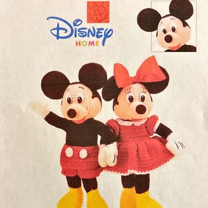 Mickey and Minnie Dolls DIGITAL DOWNLOAD CROCHET pattern