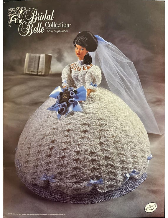 crochet doll wedding dress Free Experienced Red Heart Wedding Dress for Doll Crochet Pattern