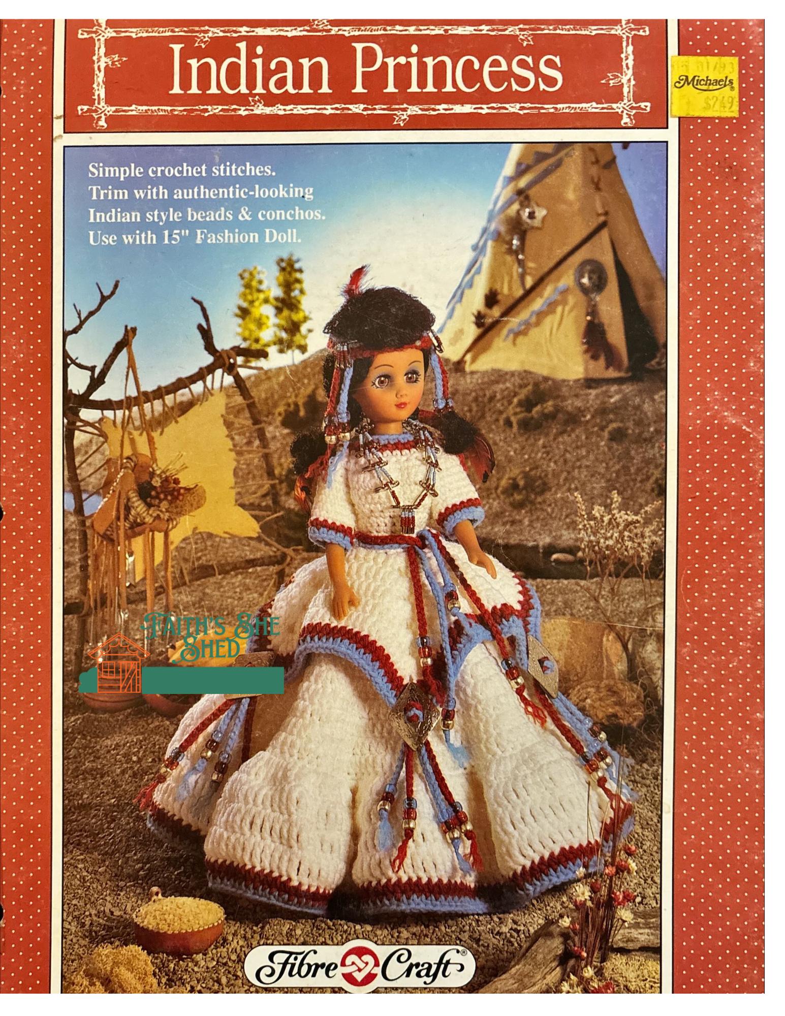9 Native American Crochet Patterns to Explore: Blankets, Dolls, Motifs, and More 7 Indian Princess Crochet Pattern