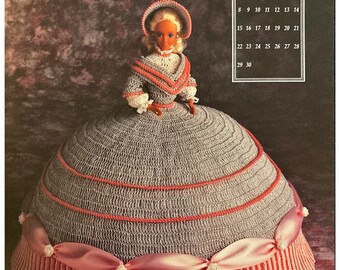 Miss September 1991 Antebellum Collection digitaal haakpatroon Fall Enchantment September Serenity Antebellum Harvest Bed Doll Society