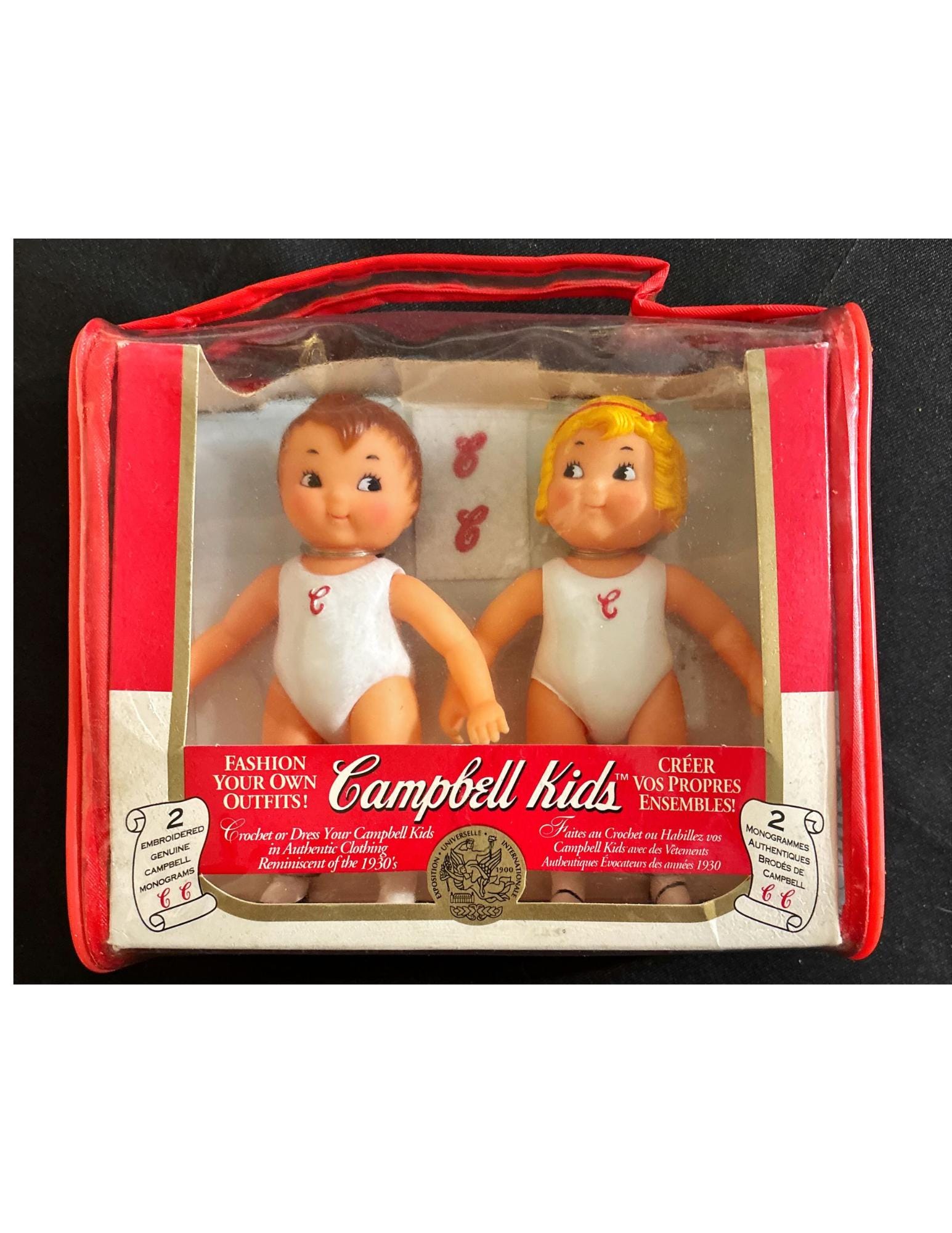 NEW VTG #3093 Campbell's Soup Kid Collector Dolls 5” 1995 Comes