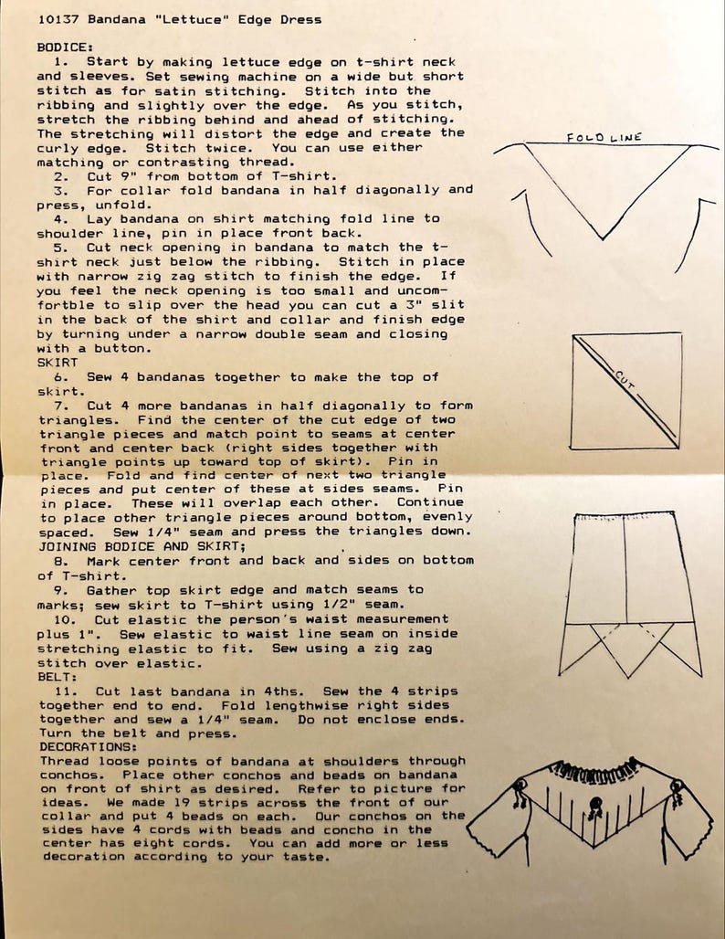 Harvest Moon Vintage Digital Crochet Pattern for 13 Indian Doll