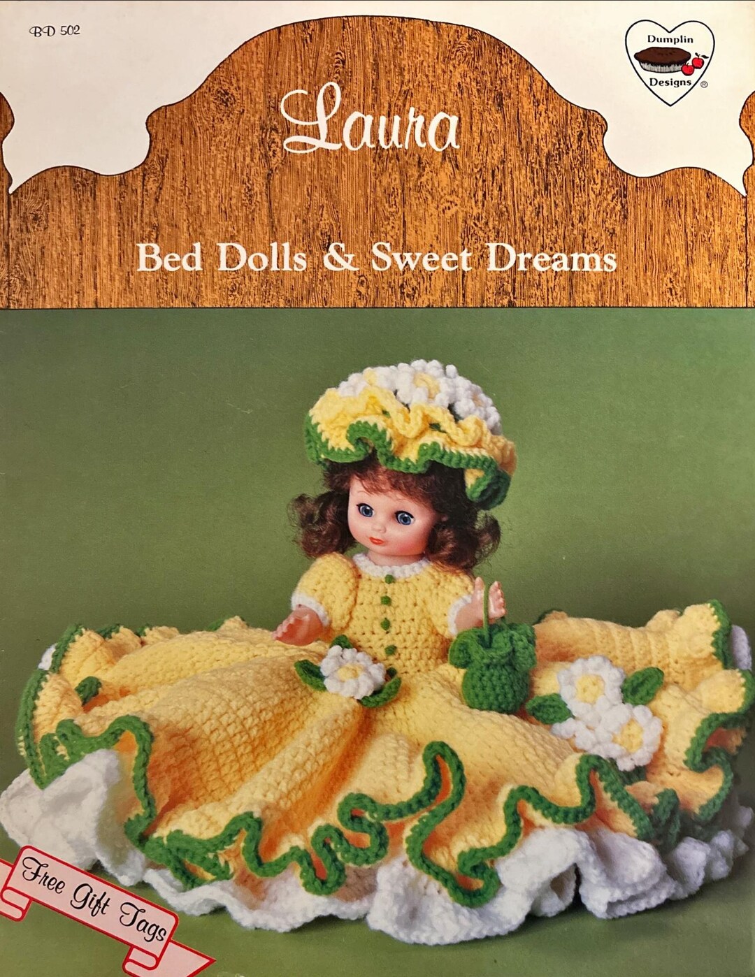 Dreamy Laura Bed Dolls Crochet Patterns for Sweet Slumber Vintage ...