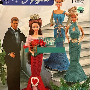 doll prom dress Peregrine Green Print Silk Prom Dresses for 11.5 inches Doll