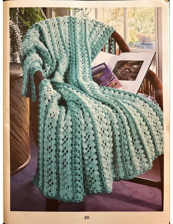 Mile-a-minute Afghans DIGITAL DOWNLOAD Pattern 30 Best Designs