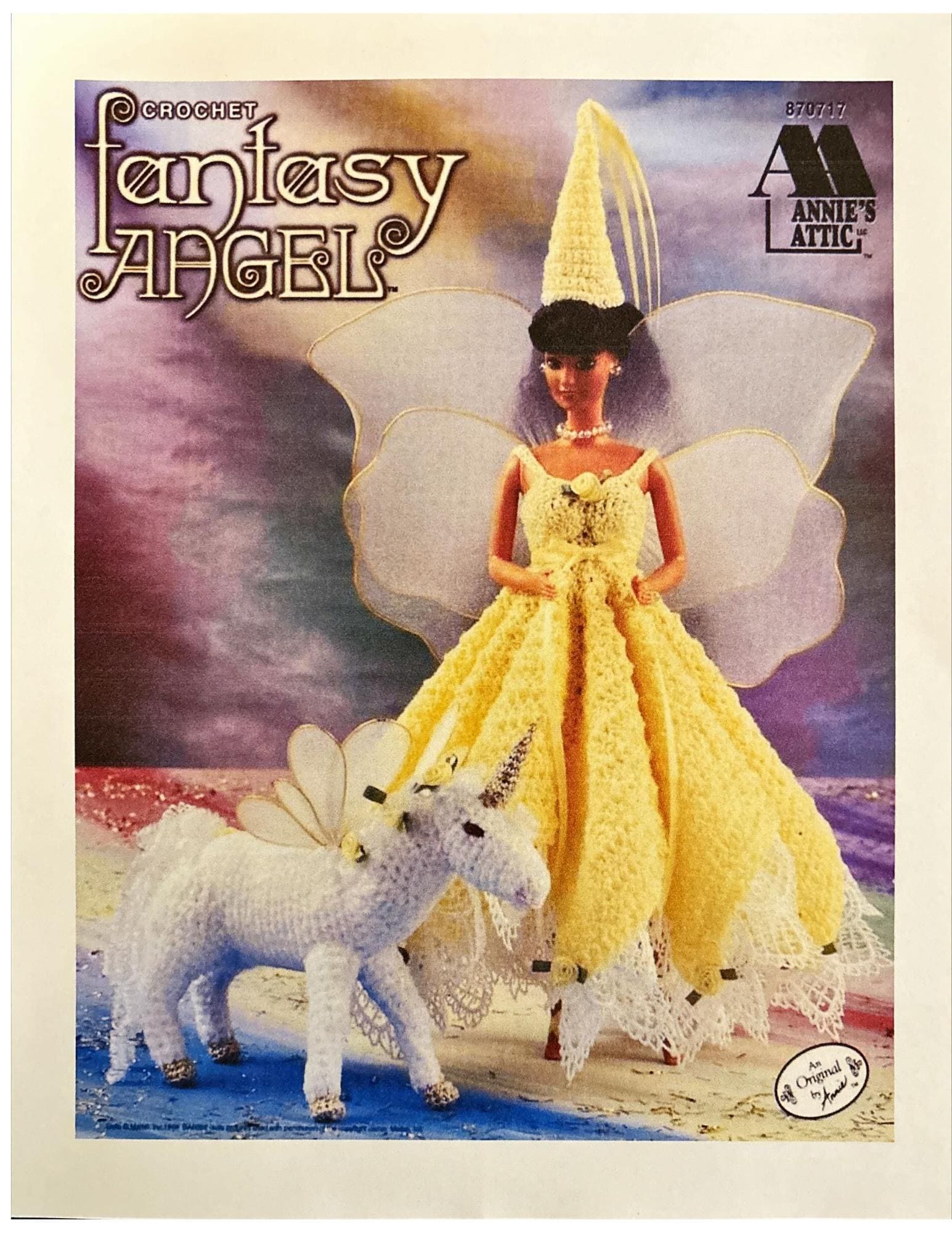 30 Crochet Patterns Inspired by Angels: Heavenly, Whimsical, and Giftable Crochet Ideas 11 Fantasy Angel Vintage-Inspired Amigurumi Pattern