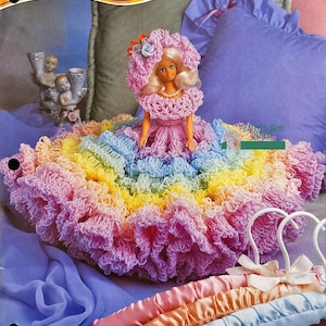 Rainbows and Ruffles digital crochet pattern Whimsical Waves Rainbows and Ruffles Delight Vibrant Threads Stitching Joy