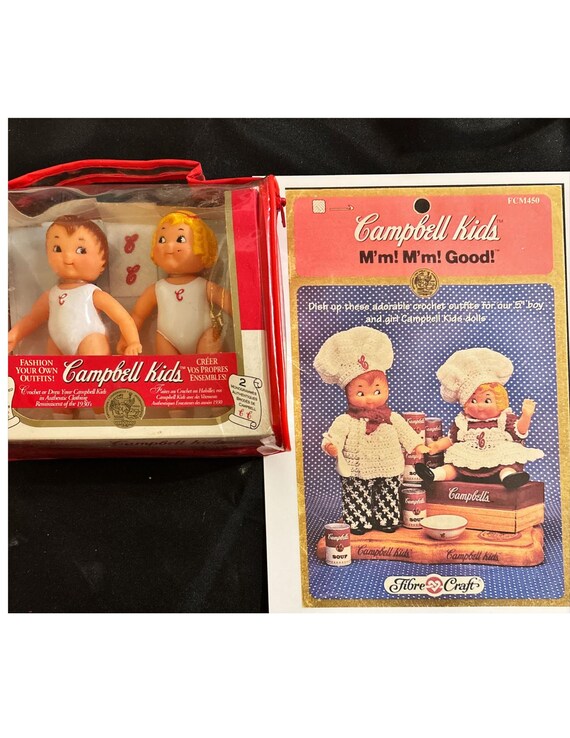NOS Campbell's Soup Kid Collector Dolls 5” 1995 - Etsy