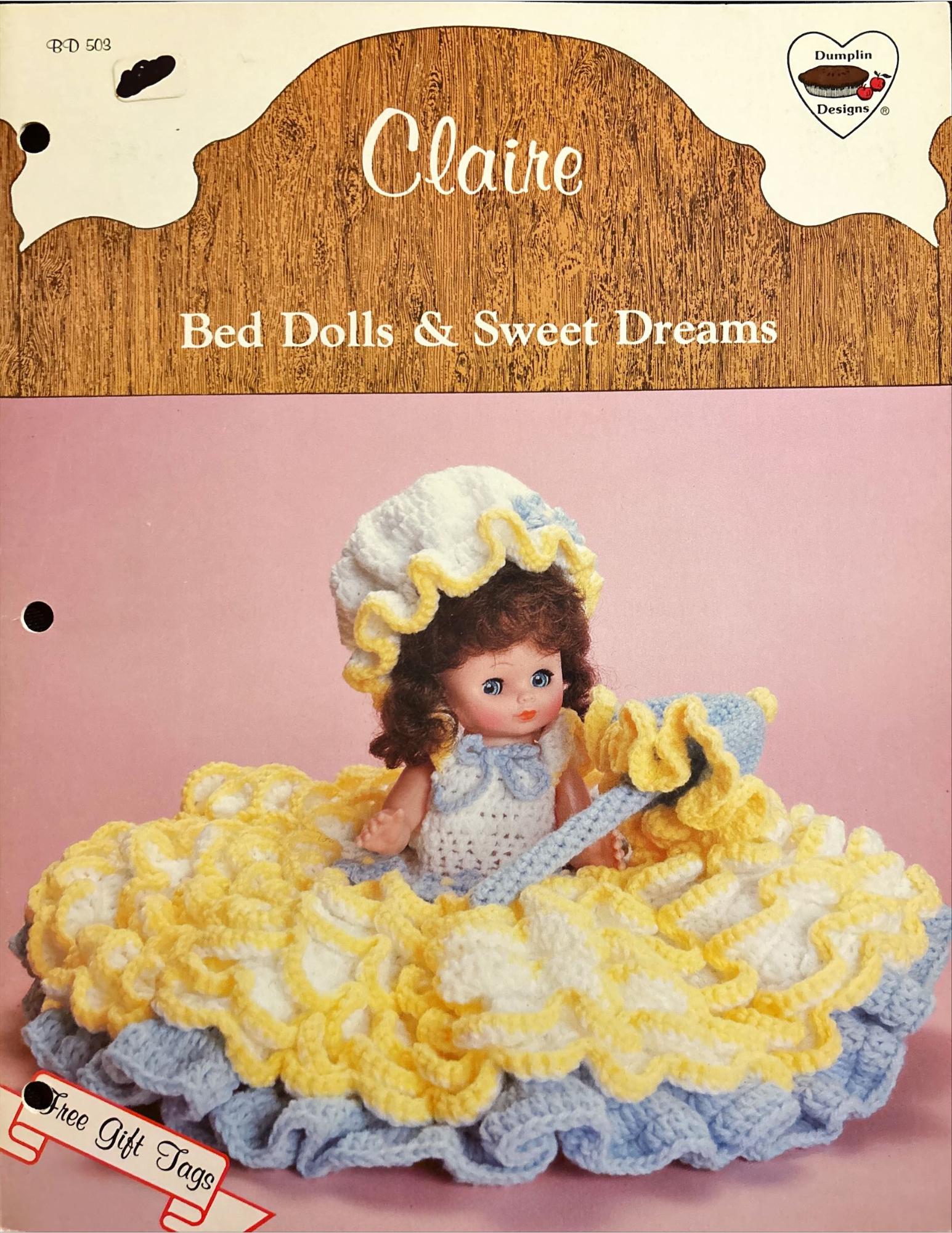 Claire Bed Dolls and Sweet Dreams Digital Crochet Pattern Sweet