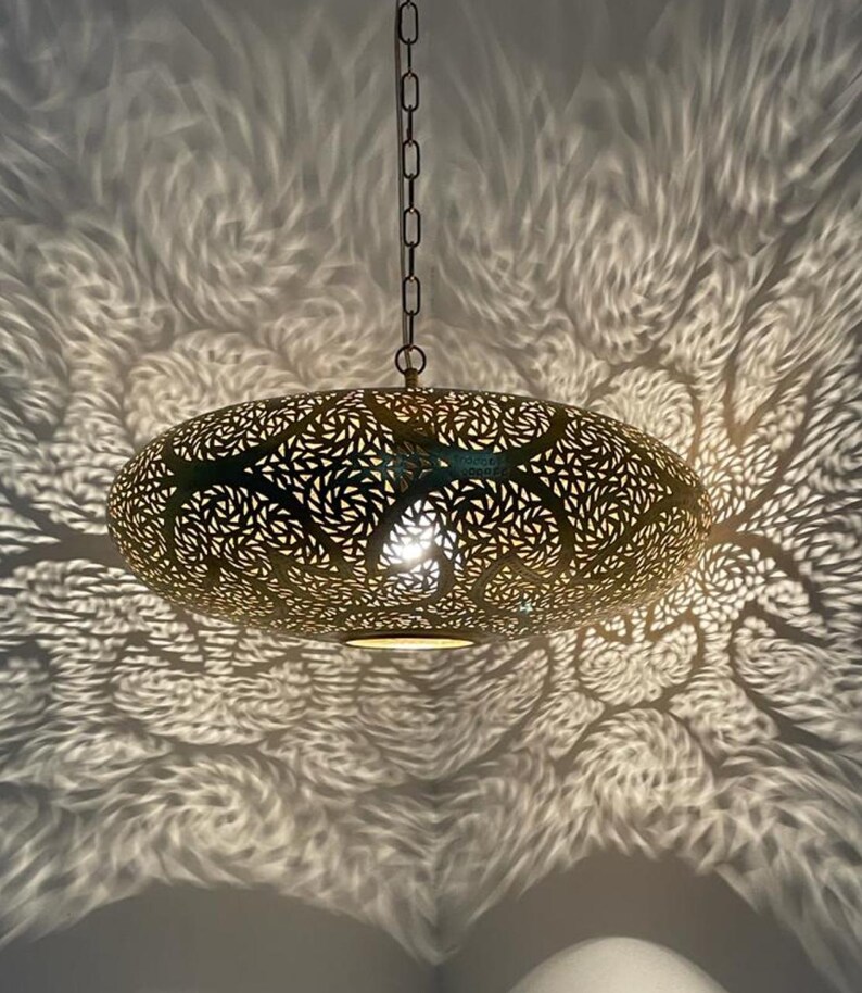 Moroccan Brass Ceiling Lamp, Moroccan Ceiling Lamp, Moroccan Lamp ...