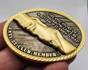 Anti 22 Club Member Challenge coin