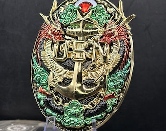 Special Edition! Navy Senior Chief Perty Officer Challenge Coin - Far East Mess Series
