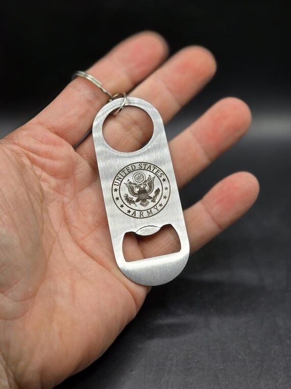 米軍放出品USMC 海兵隊 樽材 栓抜き ボトルオープナー キーフック 希少 米軍をテーマにしたボトルオープナーキーチェーン - Etsy 日本