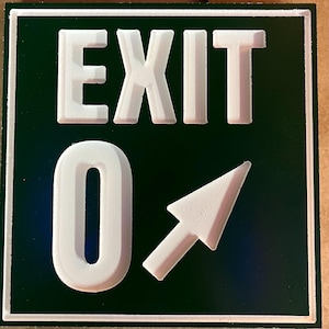 Cape May Exit 0 Garden State Parkway Sign - New Jersey Road Sign