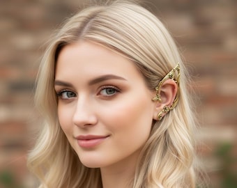 Elven Ear Wrap Earring, Fairy Ear Wrap, Elf Ear Cuff, Fantasy Earrings, Cosplay Ears, Gothic Earrings, Fairy Ears, Elven Ears