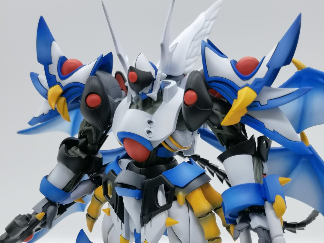 Mech Models Kit Racers Built & Painted 1/144 Heavy Mech Models Kit-super Robot Wars OG Line ...