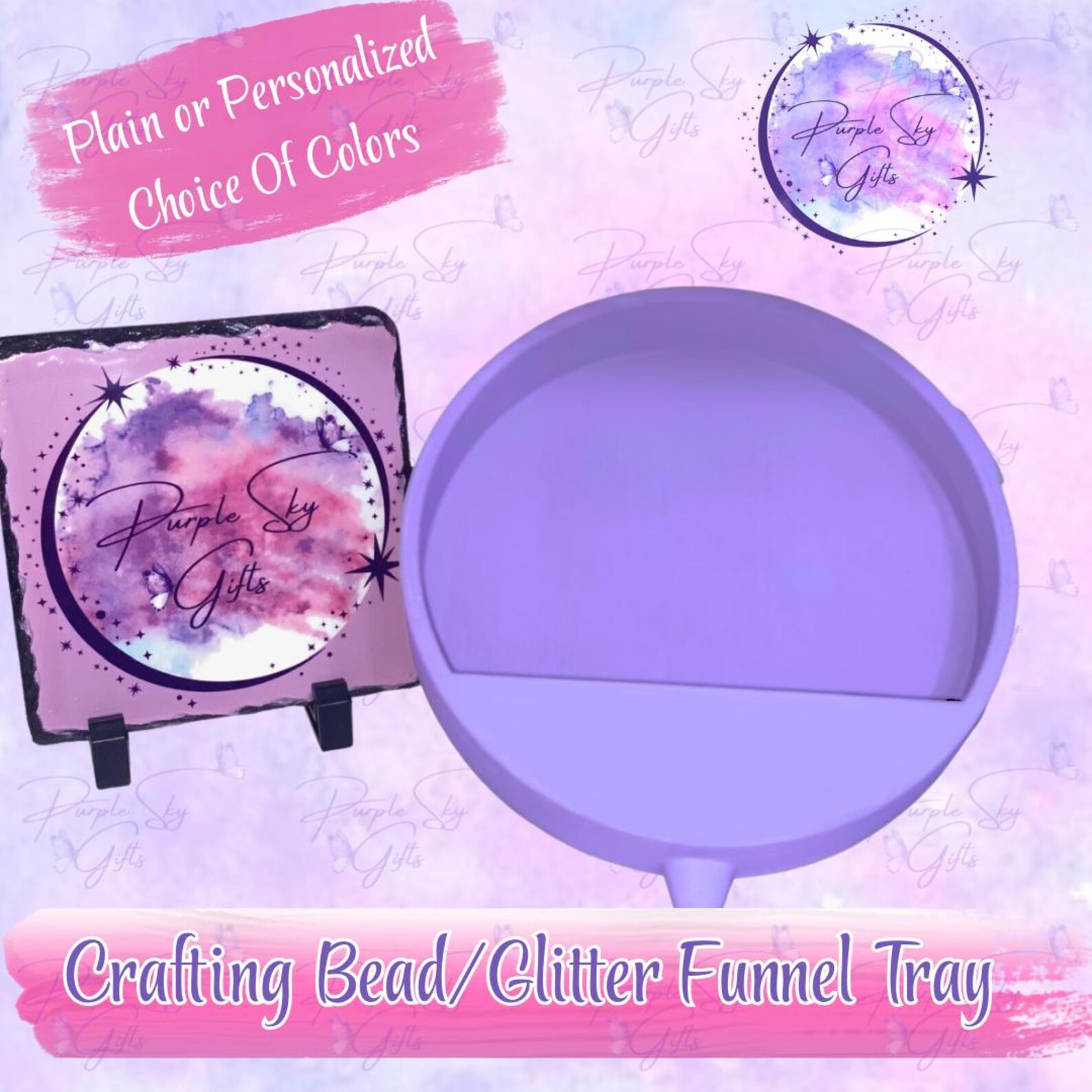 Crafting Bead/glitter Funnel Tray - Great Tool for Decorating Freshies ...