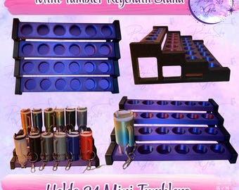 Mini Tumbler Keychain Display Stand Shelves