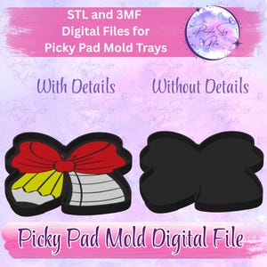 Lärar Apple Pencil Picky Pad Formform - Med eller utan bild STL och 3MF DIGITALA filer