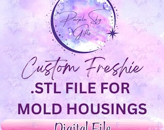 Custom STL DIGITAL FILE from your svg For Mold Housing, Freshie Silicone Mold, Resin Art, Wax Melts, Candy Molds