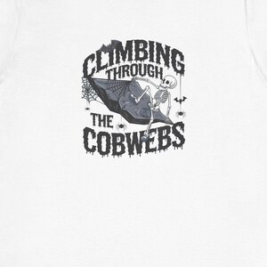 Funny Bouldering Climbing Halloween Skeleton T-Shirt, Climbing Gift, Skeleton Climbing Shirt, Halloween Bouldering Tee, Climbing Shirt