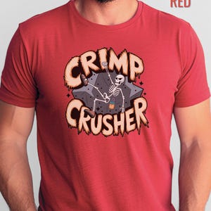 Funny Bouldering Climbing Halloween Skeleton T-Shirt, Climbing Gift, Skeleton Climbing Shirt, Halloween Bouldering Tee, Climbing Shirt