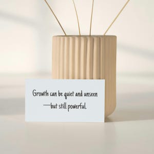 Garden Affirmation Deck – Business Card Size, Mindfulness Cards for Moms, Positive Vibes, Vision Board Gift Under 10
