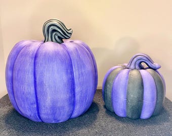 Ceramic Purple pumpkin set!