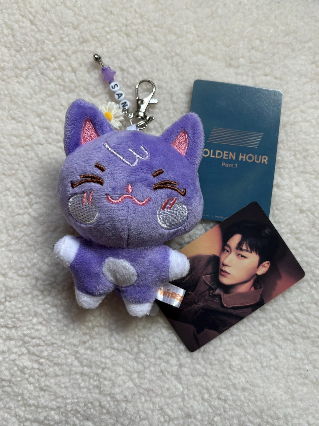 Sandeoki Plush - Aniteez ATEEZ Keychain - Etsy