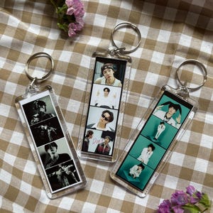 Porte-clés BTS - J-Hope Killing it - Jin dans Jack in the Box de Jhope - bande photo - bande photocard Porte-clés