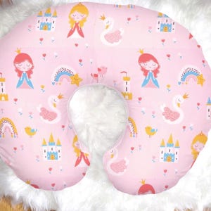 Rainbows and Princesses Baby Nursing Pillow Cover