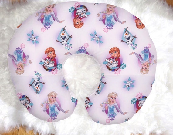 Disney s Frozen Elsa Ana and Olaf Boppy Baby Nursing Pillow Cover Etsy