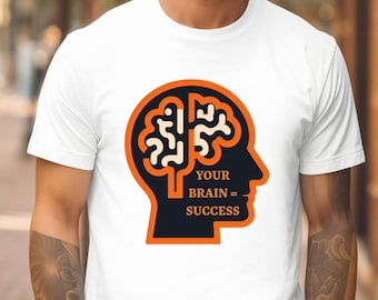 Brain Equals Success Graphic Tee, School Teacher Gift