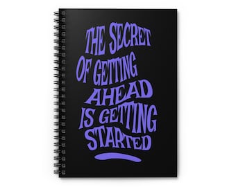 Inspirational Quote Spiral Notebook - Ruled Line, Journal, Writing Notes, Gift, Occasion, Motivational, Personal Diary