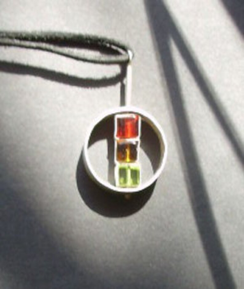 Stop, Wait, Go Pendant, Stoplight, Red, Yellow, Green, Funky, Modern ...